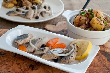 Receta: Arenques marinados, tres variaciones