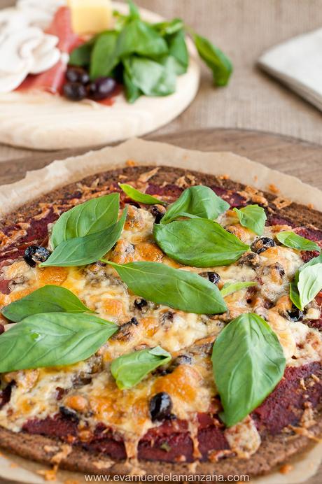 Receta de masa de pizza paleo