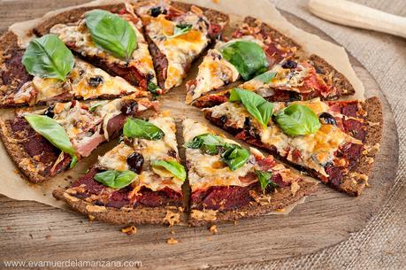 Receta de pizza paleo sin gluten