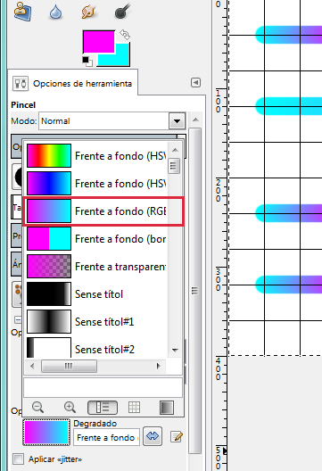 Crea un pincel de efecto confeti con Gimp