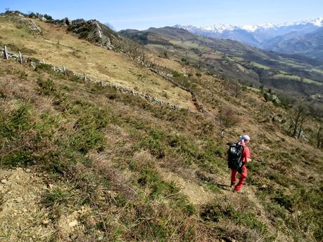 Por la vertiente allerana del Cordal de Longalendo