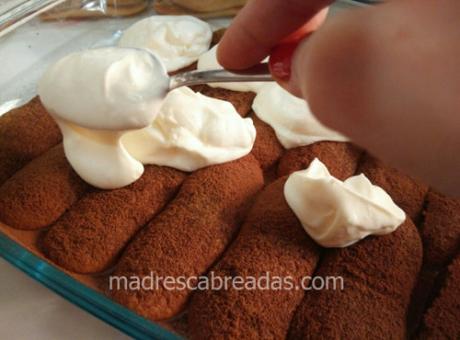 Recetas con niños: Tiramisú en ocho pasos.