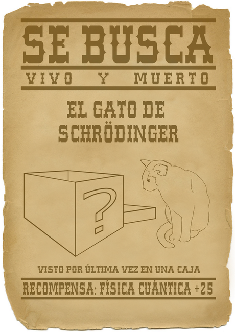 El gato de Schrödinger: vivo y muerto a la vez.