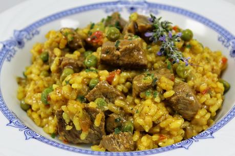 Arroz con ternera