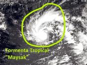 tormenta tropical "Maysak" forma Pacífico oeste