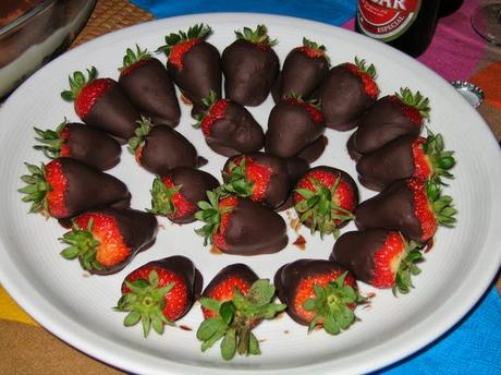 Fresas con chocolate