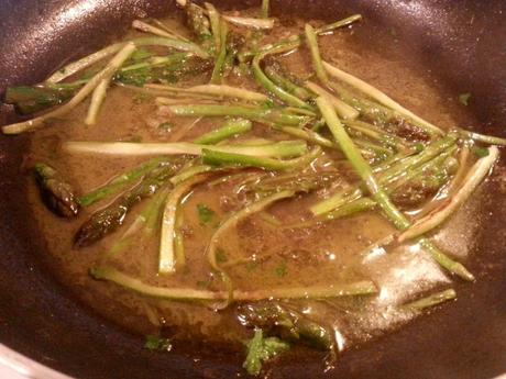 Espaguetis con cigalas y espárragos espaguetiscigalasesparragos4