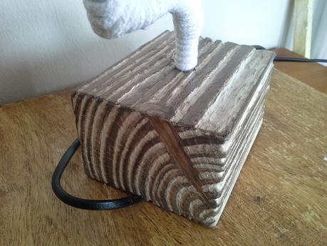 Lámpara con pale y lana