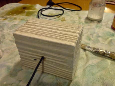 Lámpara con pale y lana