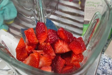 Batido de fresa, plátano y naranja Asaltablog