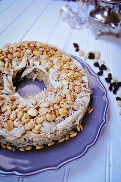 tarta-arroz-pollo-frutos-secos