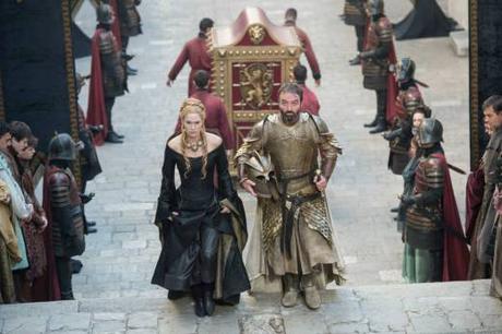 Cersei Lannister y Meryn Trant.