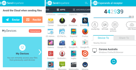 SendAnywhere: Comparte archivos entre tus dispositivos fácilmente Compartir archivos entre Smartphone y PC