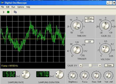 Utilizar un   PC como osciloscopio