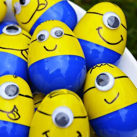 decorar huevos de pascua minions gru