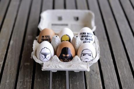Decorar huevos pascua Star Wars 