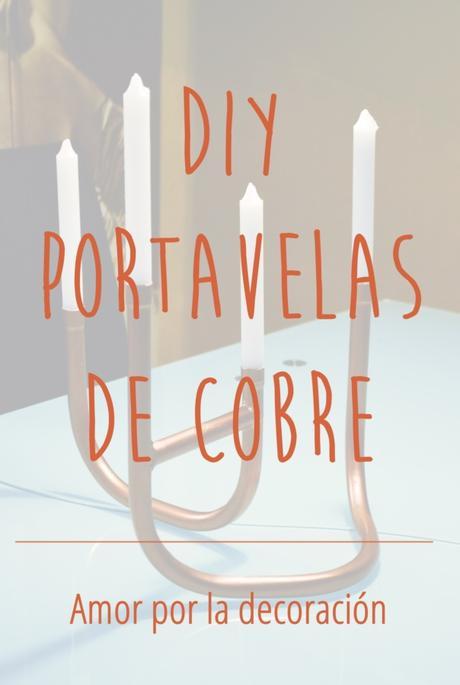 DIY PORTAVELAS DE COBRE