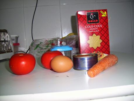 Ensalada con cus cus