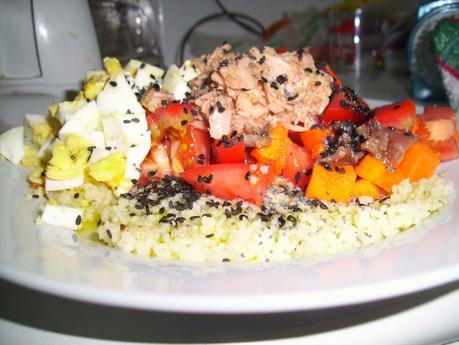 Ensalada con cus cus