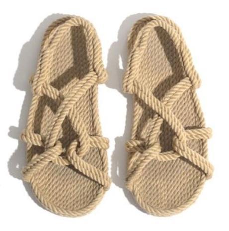 La cuerda invade ropa y complementos cuerda sandalias planas