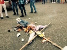 Protestas en UASD contra fallo Juez a favor de Félix.