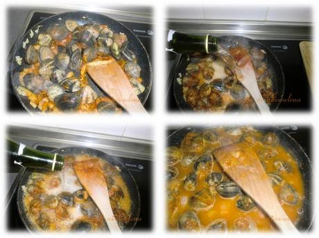 Almejas a la marinera