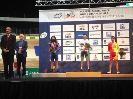 Dos platas y un bronce más para España para terminar el Mundial de Apeldoorn de ciclismo adaptado en pista