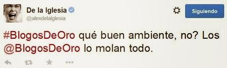 PREMIOS BLOGOS DE ORO 2015: Trás las cámaras...