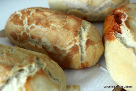 Bollos Preñaos con Masa de Pan de Tigre Bollos Preñaos con Masa de Pan de Tigre