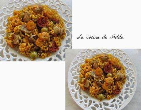 Fideua, mar y montaña