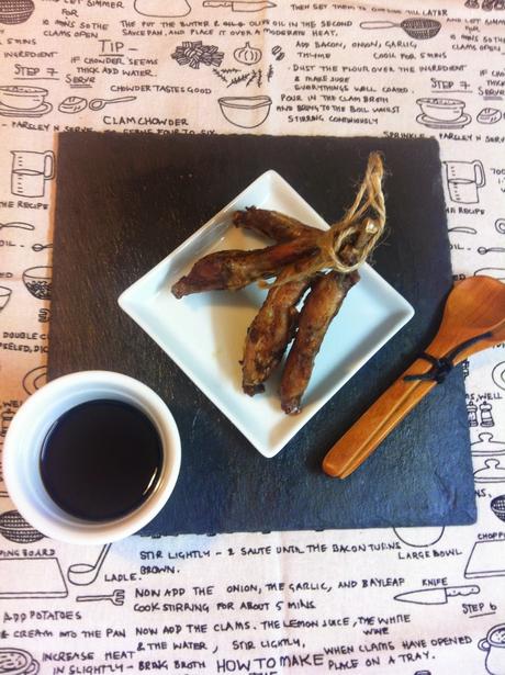 Muslitos De Codorniz Crujientes Con Salsa De Soja