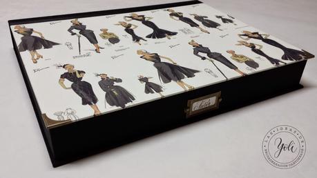 Álbum y caja a juego. Elegancia de mujer.
