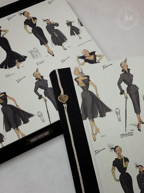 Álbum y caja a juego. Elegancia de mujer.