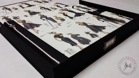 Álbum y caja a juego. Elegancia de mujer.