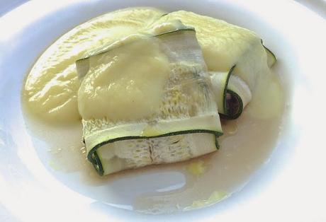 receta sana: raviolis de calabacín