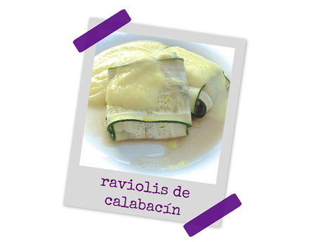 receta sana: raviolis de calabacín