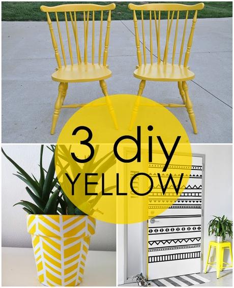 ¿TE GUSTA EL AMARILLO? 3 DIY para decorar gastando poco y decorando mucho!
