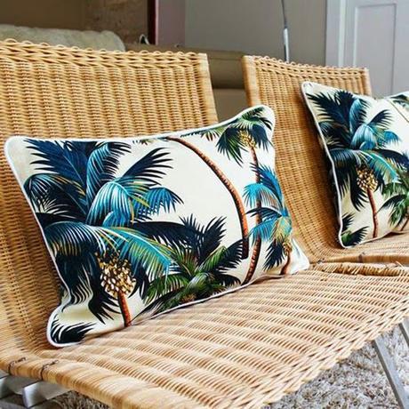 ideas-deco-como-combinar-cojines-estampado-tropical ideas-deco-como-combinar-cojines-estampado-tropical
