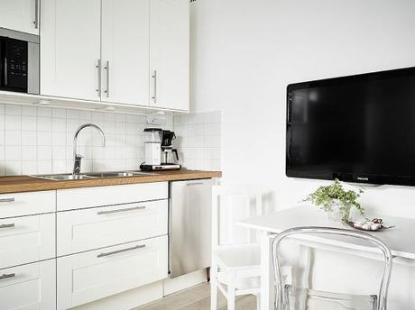 estilo nórdico escandinavo diseño de interiores pequeños diseño casas pequeñas decoración minipisos decoración en blanco decoración de interiores cocinas blancas pequeñas cocinas blancas modernas blog decoración diseño interiores 