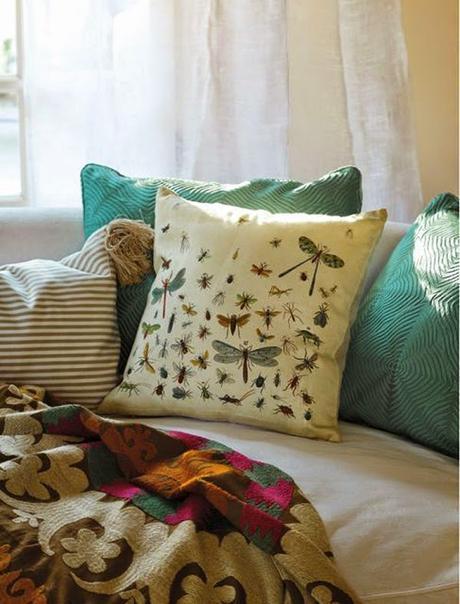 ideas-deco-como-combinar-cojines-estampado-tropical ideas-deco-como-combinar-cojines-estampado-tropical