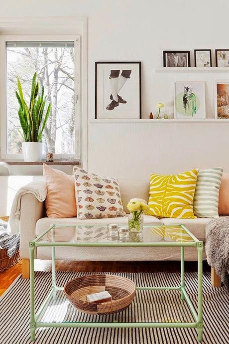 ideas-deco-como-combinar-cojines-color-pastel ideas-deco-como-combinar-cojines-color-pastel