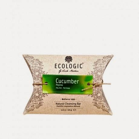 Ecologic Cosmetics Pastilla limpiadora facial de Pepino