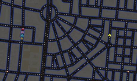 pacman google maps 2 600x356 Juega al Pac Man en Google Maps