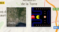 Juega con Pac-Man en los mapas de Google Maps