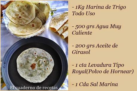 Tortillas de Harina {Cocina Mexicana}