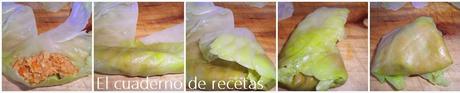 Paquetitos De Col Rellenos