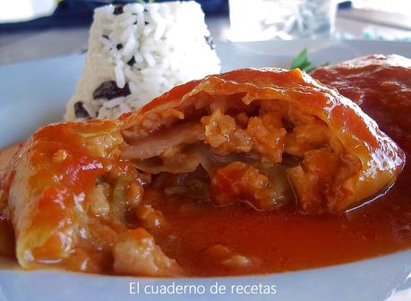 Paquetitos De Col Rellenos