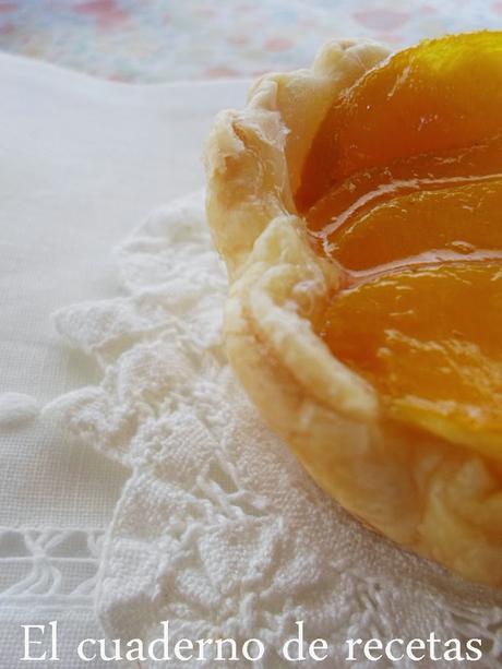Pastelitos de Hojaldre y Melocotón