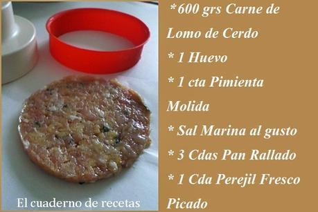 Pan de Leche & Hamburguesa de Lomo con Manzana.