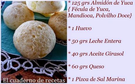 Pan de Queso Brasileño {Pão de Queijo Brasileiro}